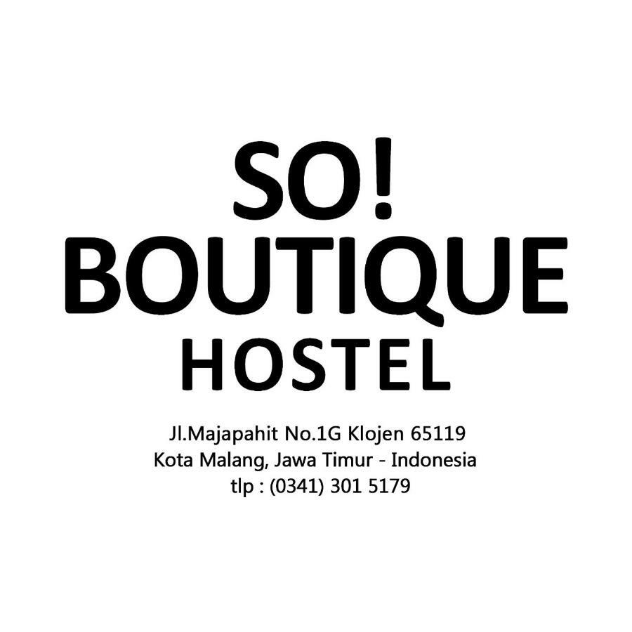 So! Boutique Hostel Маланг Экстерьер фото